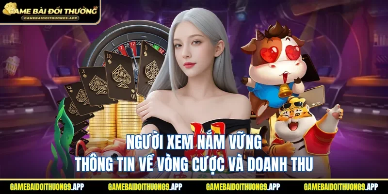Cùng cập nhật vòng cược và doanh thu từng ưu đãi game bài