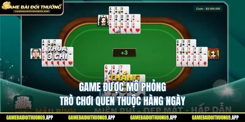 Mau Binh - Binh Xap Xam Online mô phỏng game quen thuộc