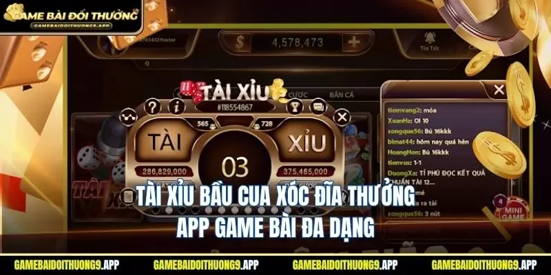 Tài Xỉu Bầu Cua Xóc Đĩa Thưởng