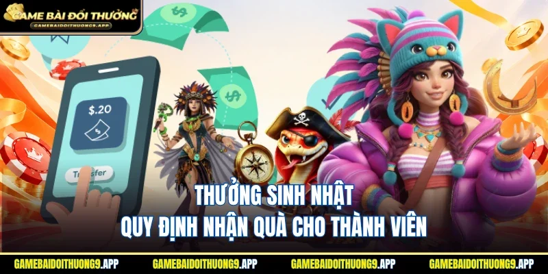 thưởng sinh nhật